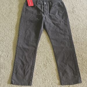 Lucky Brand Gray Athletic Straight Jeans